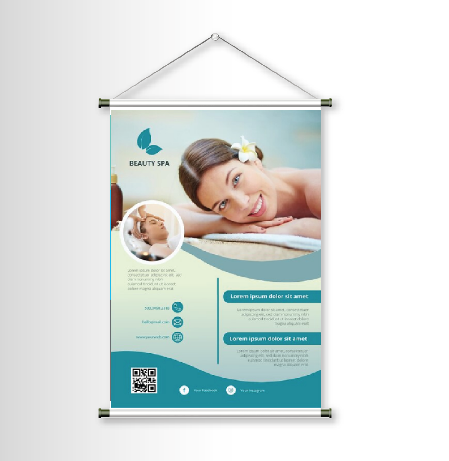 Banner Lona 60 X 85 CM