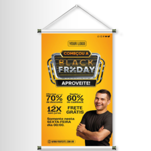 Banner Lona 100 X 60 CM